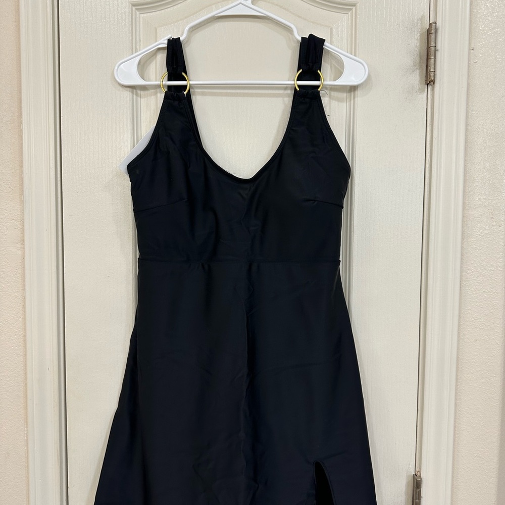 Elegant Black One-Piece Swimsuit